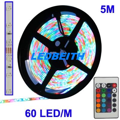 Tira LED SMD3528,  5M - 12V - IP33 RGB