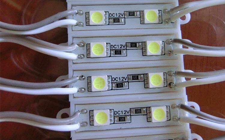 Módulos 2 Leds SMD 5054 Blanco Frío