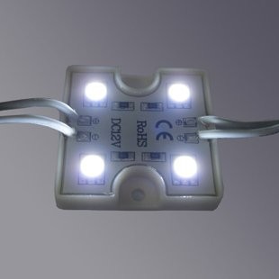 Módulos de 4 Led SMD5050 1,44W, Blanco Frío