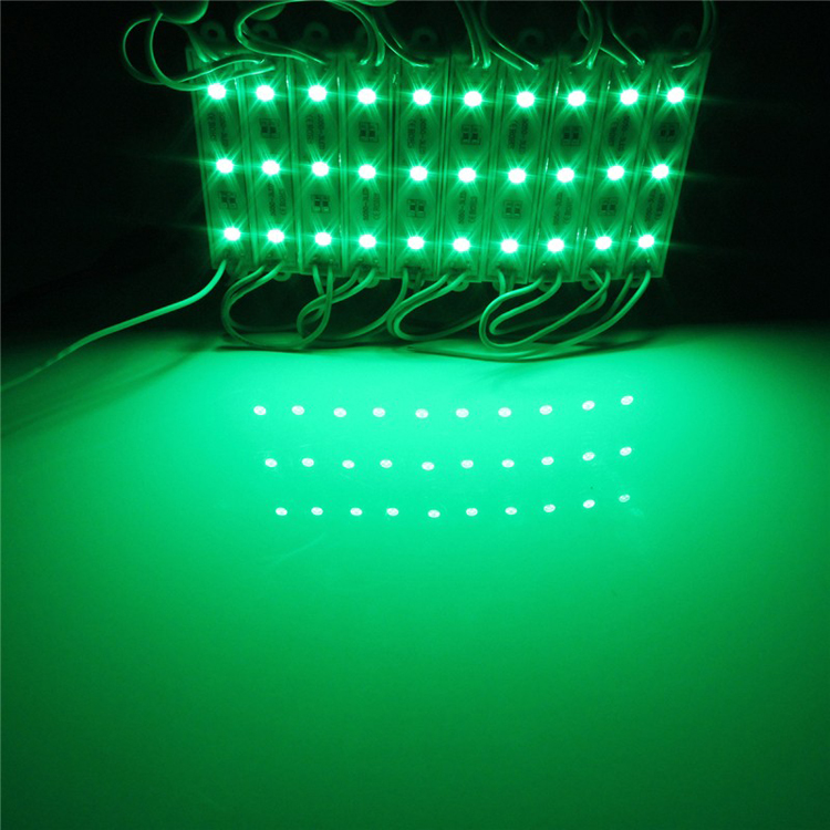 Módulos, 3x1SMD5050, IP65, Verde