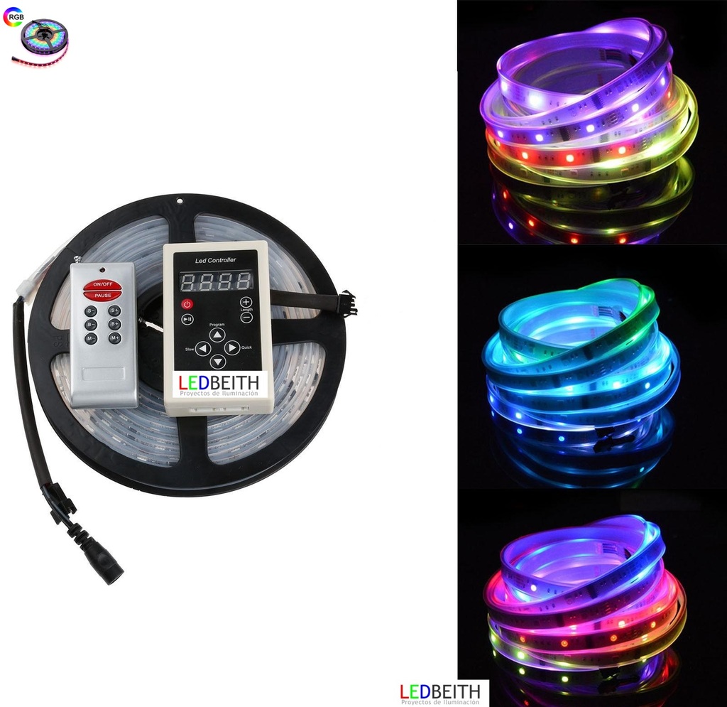 TIRA LED RGB MAGIC SMD 5050 C/CHIP 6803 RGB