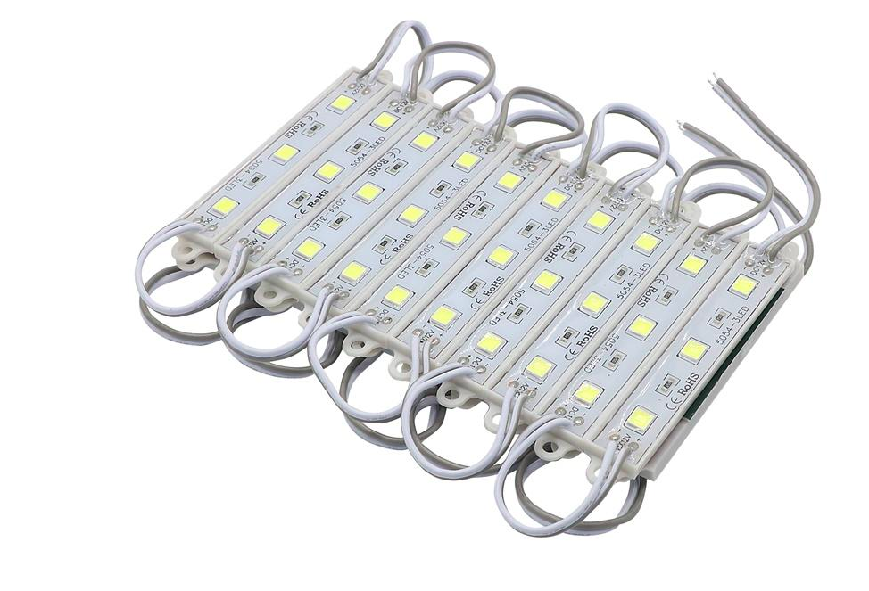 Módulo Led, 3x1SMD5054, 0,72W, IP65, Amarillo