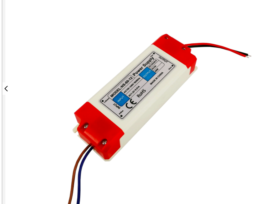 Fuente de alimentación para LED, DC12V/60W/5A