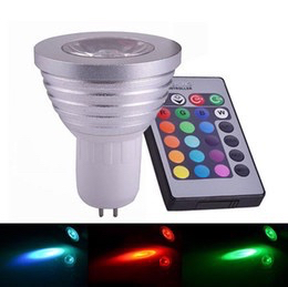 Foco LED RGB 1*3W MR16 o GU5.3