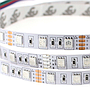 Tira LED SMD5050, DC12V, 5m (60 Led/m) - IP33 - RGB