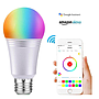 LED Inteligente WiFi, YOMYM 7W Bombilla LED Luces Cálidas/Frías & RGB, Lámpara WiFi Funciona con Alexa Google Home IFTTT