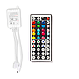 KIT tira LED SMD5050, 5m (30 Led/m), RGB - IP65 -CTRL 44 op.-Adaptador 3A